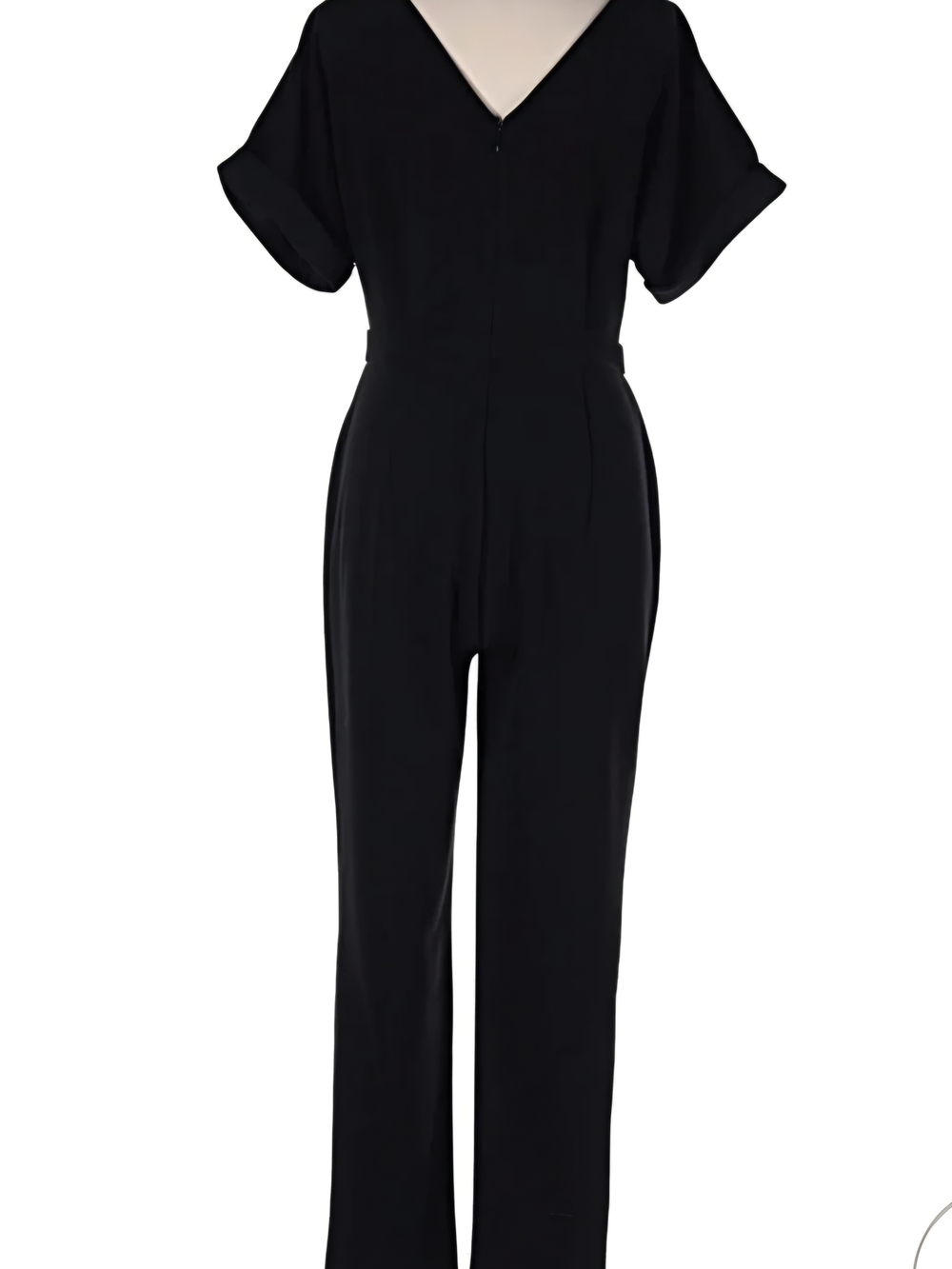 Alexia Admor Black Off-Shoulder Jumpsuit with Pockets